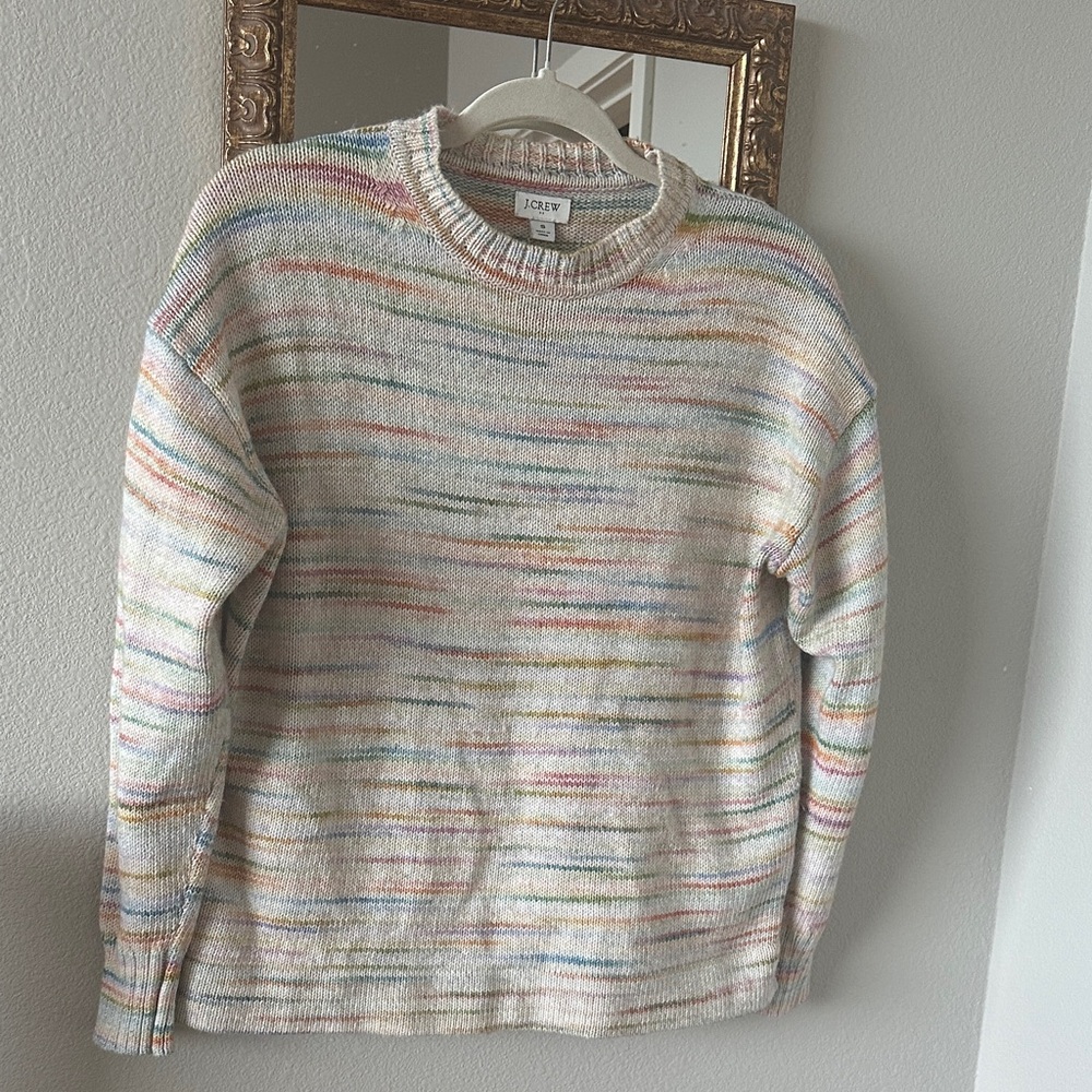 J. Crew Multicolor Striped Sweater
